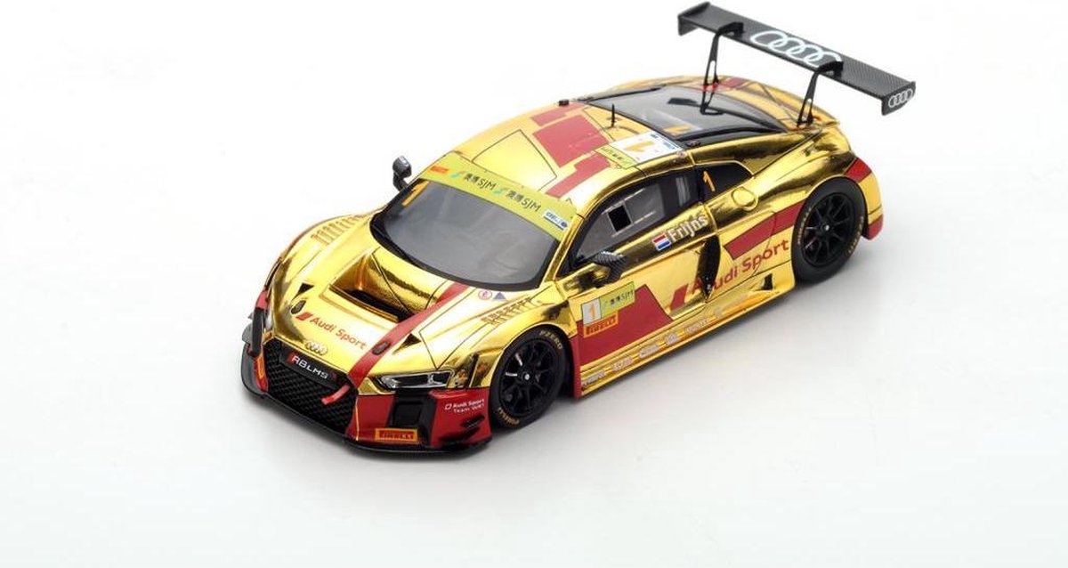 Audi R8 LMS - Robin Frijns - Macau 2017 - Spark modelauto  1:43