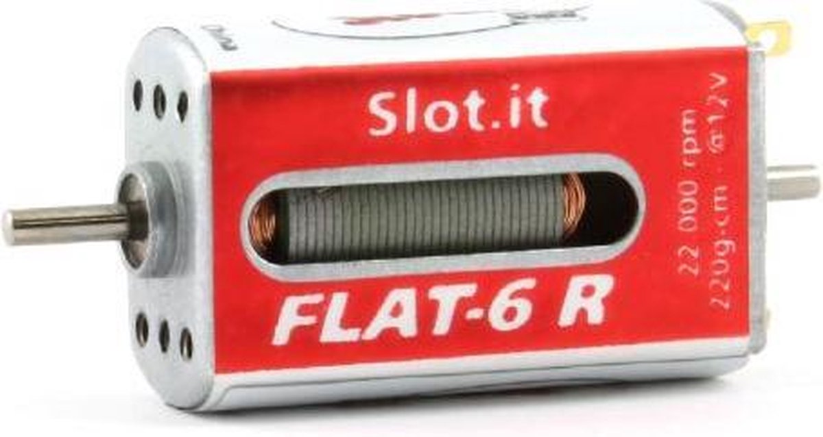 Slot.it - Motor Flat-6r 22k Rpm 220g*cm 12v - SL-MN11H-2 - modelbouwsets