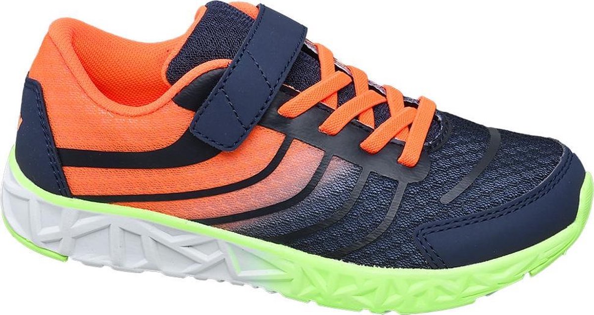 Victory Kinderen Blauwe sneaker elastische vetersluiting - Maat 34