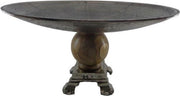 Deco4yourhome - Fruitschaal - 55cm - Old Metal/Natural Wood