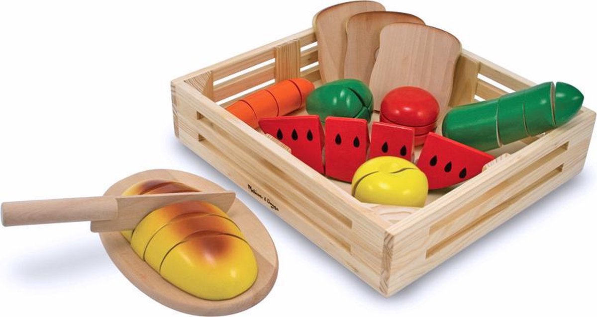Melissa & Doug Houten Eten Groente Fruit Brood