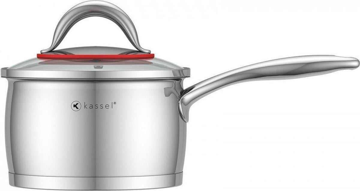 Kassel RVS Steelpan met deksel - ø16 cm - Assortiment 'Het Gemak'
