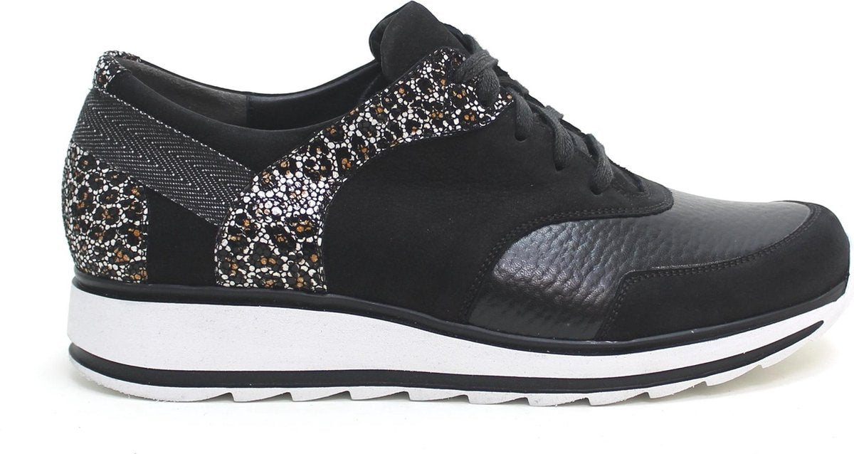 Durea Sneaker Zwart Combi 6225