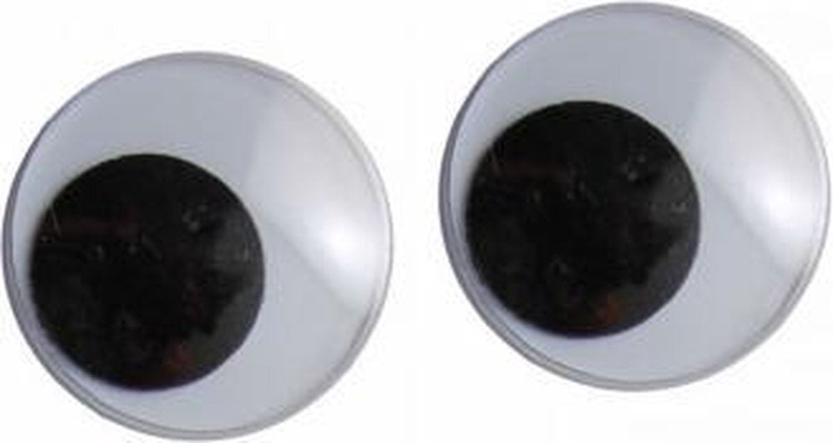Ogen beweegbaar plak 8 mm. 144 st.