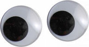 Ogen beweegbaar plak 8 mm. 144 st.