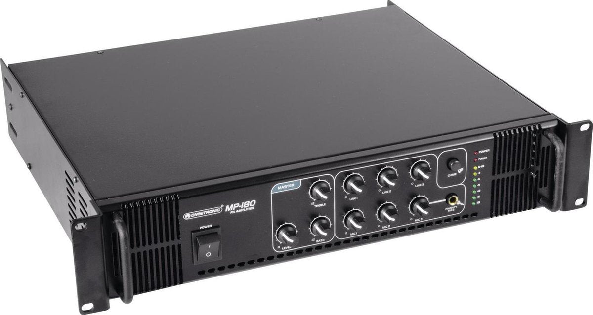 OMNITRONIC MP-180 PA Mixing Amplifier