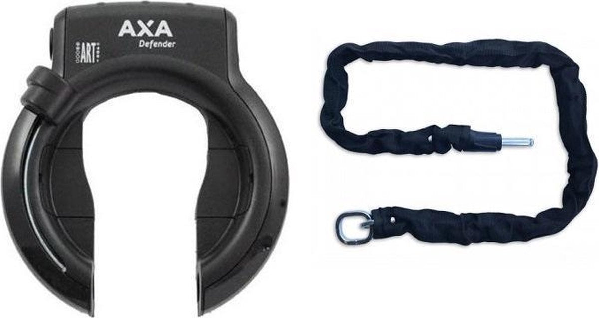 Axa Ringslot Defender Met Insteekketting 140 Cm Art-2 Zwart