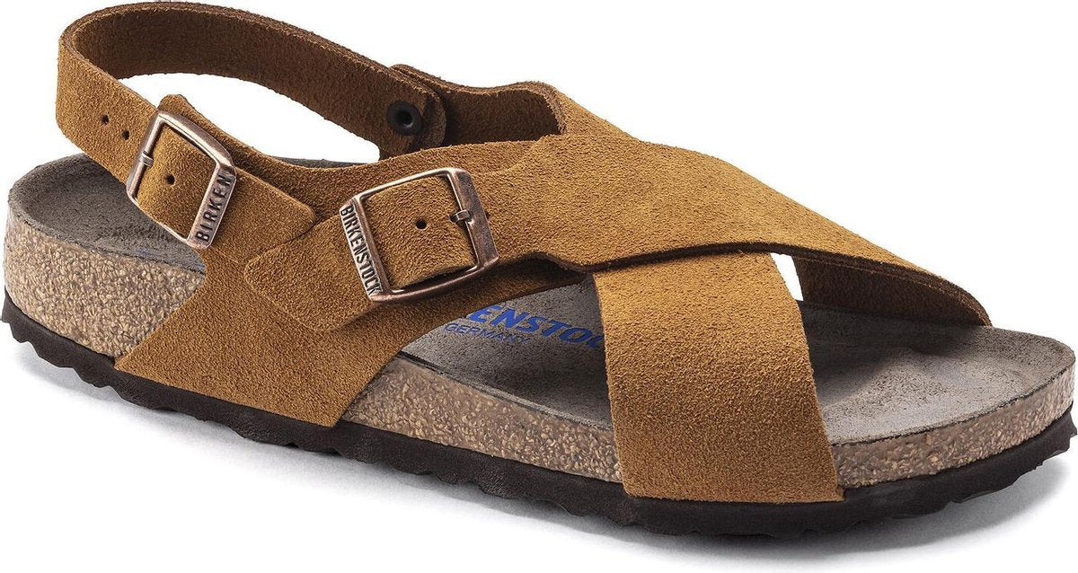 Birkenstock Tulum Dames Sandalen Mink Bruin Narrow - Maat 42