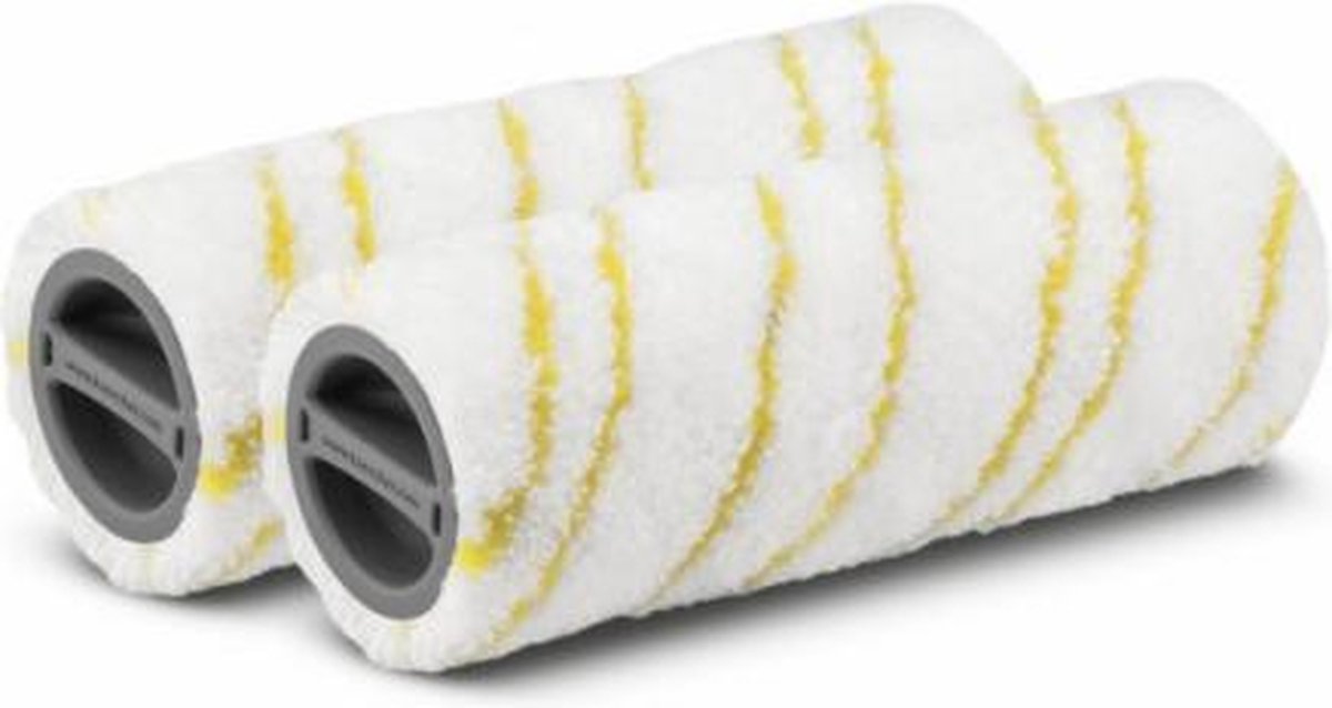 Karcher microvezel rol geel - 2 stuks - voor vloerreiniger micro vezel rollen Karcher FC5