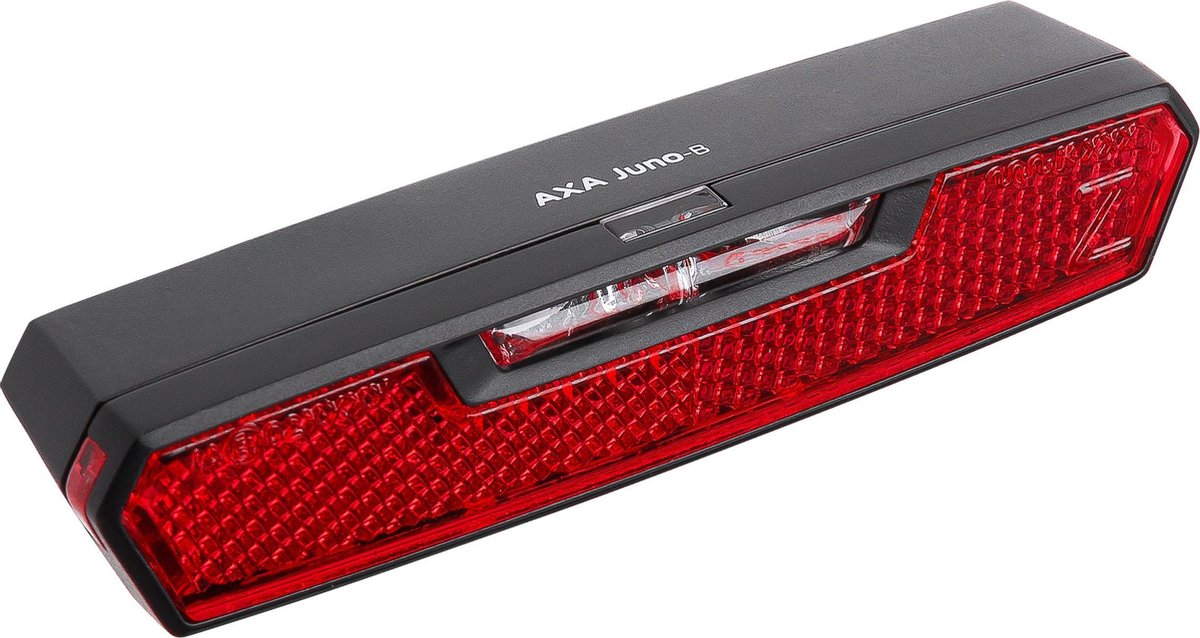 AXA LED Achterlicht Juno Fietsverlichting - Batterij On-Off B-L - 80 mm - Rood