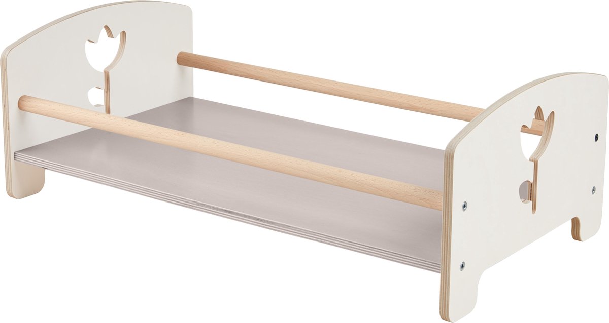 Haba Houten Poppenbed Tulpendroom 45 Cm Wit