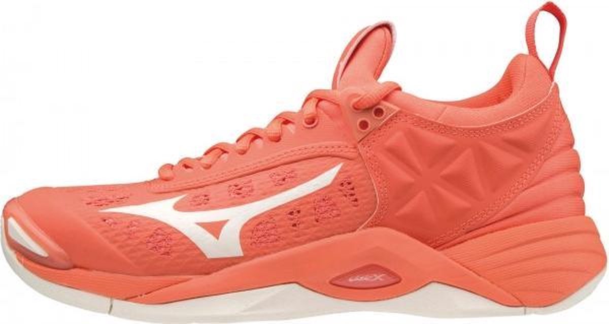 Mizuno Wave Momentum Dames - Koraal - maat 40