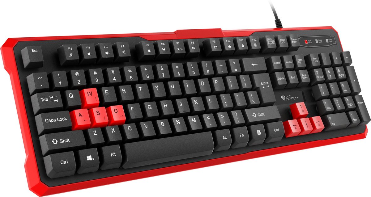 GENESIS RHOD 110 toetsenbord USB QWERTY US International Zwart