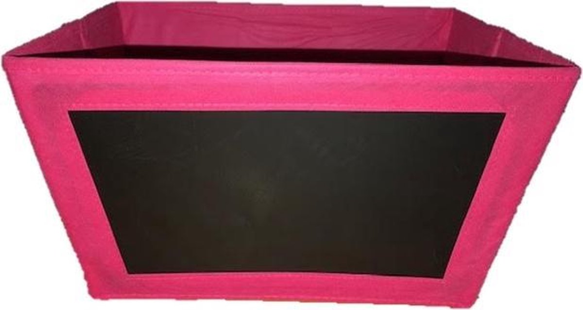 Opbergbox met krijtbord klein