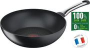 Tefal - Excellence - Wokpan - Thermo-Signal™ - Titanium Anti-Aanbaklaag - Zwart - 28 cm