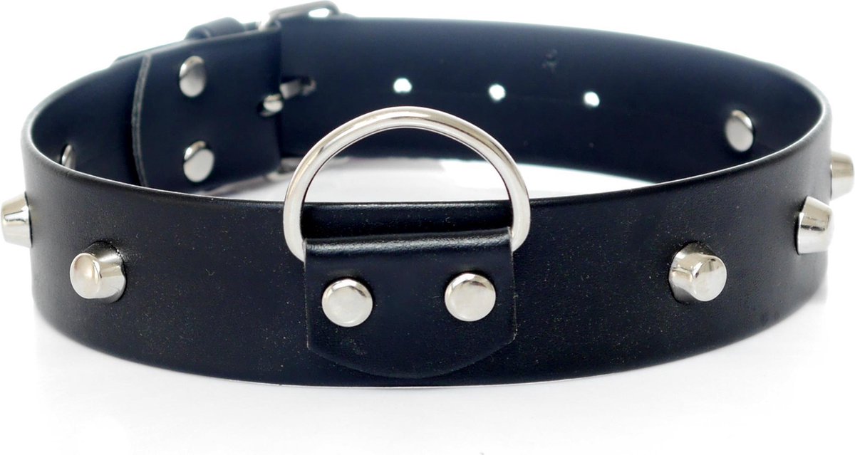 Bossoftoys - Bondage - BDSM - Collar - Halsband - zware versie - met noppen - 33-0097