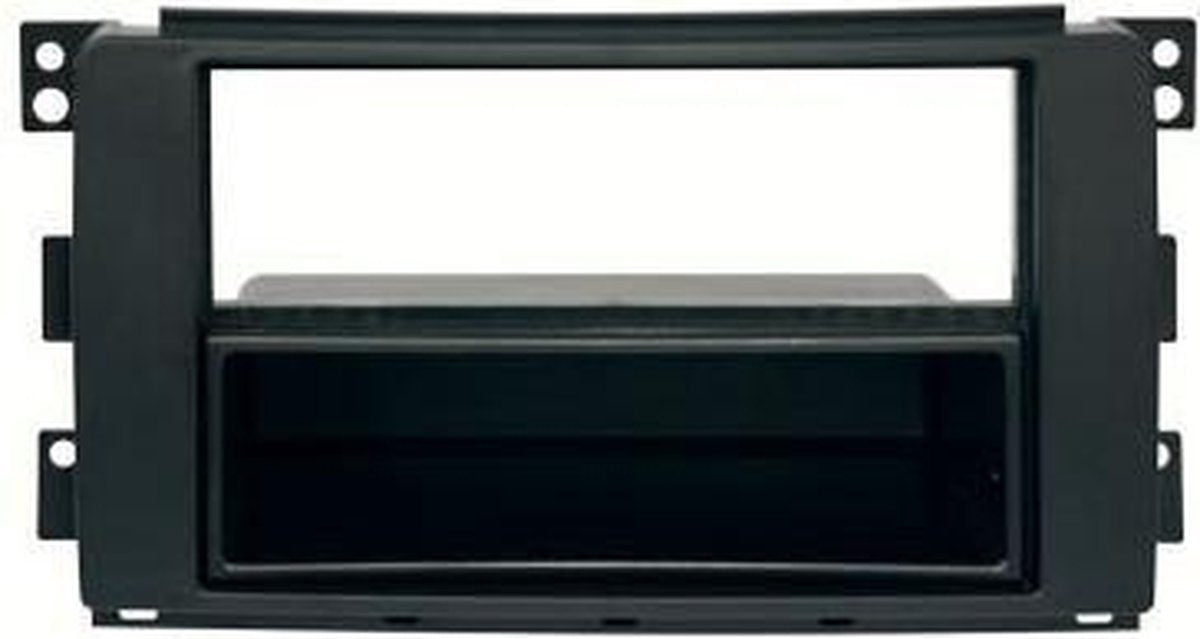 1-DIN inbouwframe  MCC Smart fortwo" 2007-2010"
