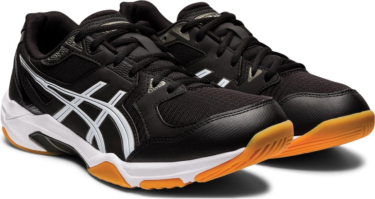 Asics Gel - Rocket Sportschoenen - Maat 46 - Mannen - zwart - licht blauw - wit
