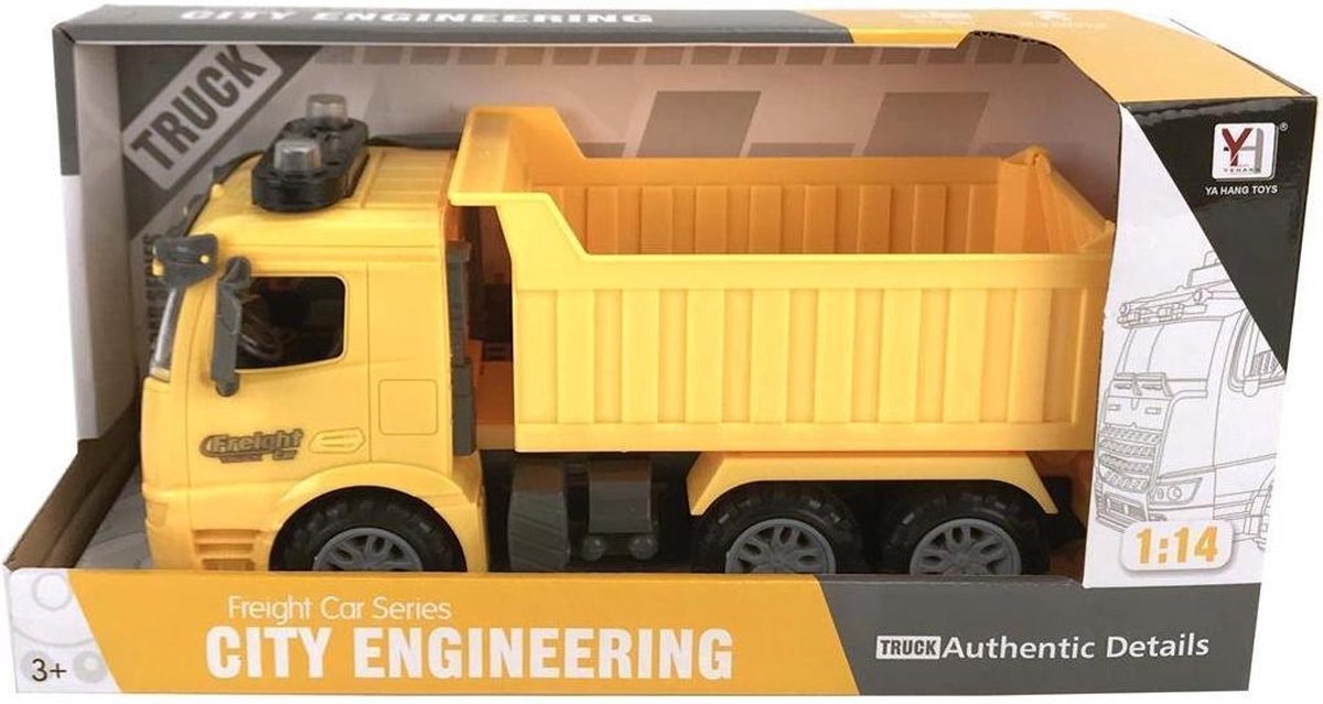Ya Hang Toys Kiepwagen met Licht en Geluid 1:14