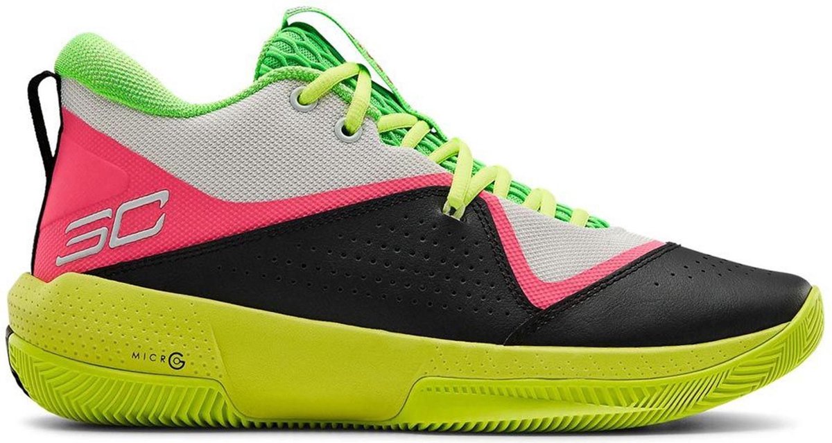 Under Armour Sportschoenen - Maat 45 - Mannen - groen/geel/zwart