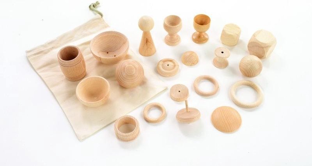 Houten Blokken voor Heuristisch Spel - Set van 20