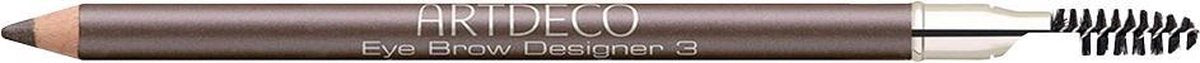 Artdeco - Eyebrow Pencil with Brush (Eye Brow Designer) 1 g | Color 1 Black 3 Medium Dark -
