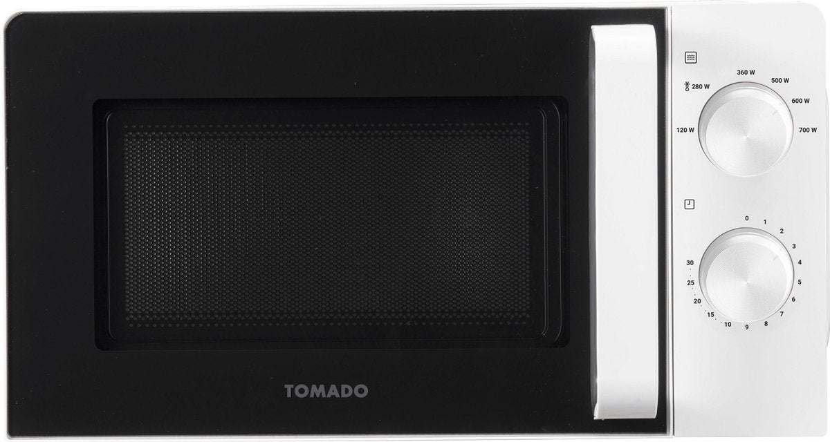 Tomado TMS2001W - Solo magnetron - 20 liter inhoud - Timer tot 30 min - Wit