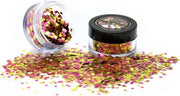 PaintGlow Chunky Glitters Bio Degradable Rose Gold