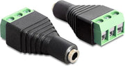 Delock - Adapter Klinke Buchse 3