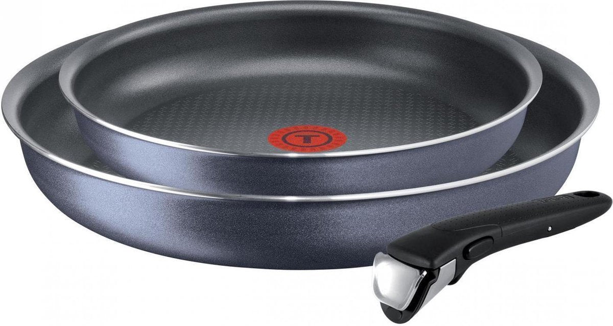 TEFAL Set van 2 poeles Ingenio Elegance met afneembaar handvat - � 22/26 cm