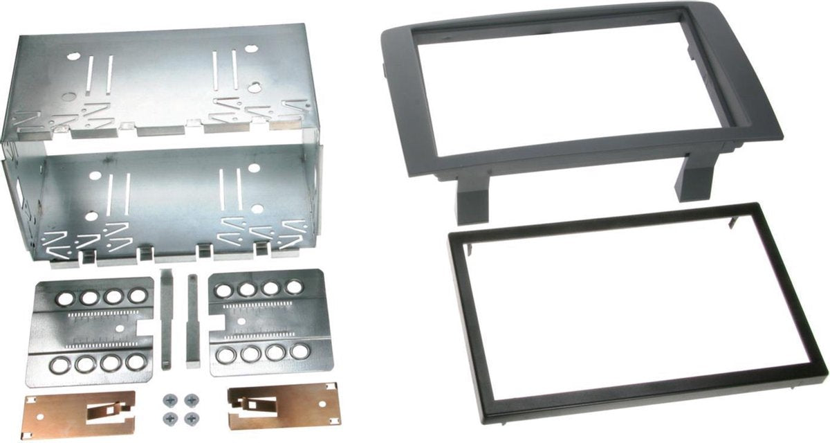 2-DIN Paneel Fiat Idea 2003-2011 Kleur: Zwart