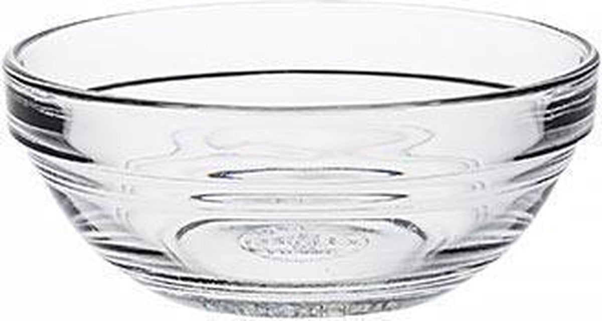 Duralex Stapelbare Bowl in Gehard Glas Lys Empilable ø9 x H 3
