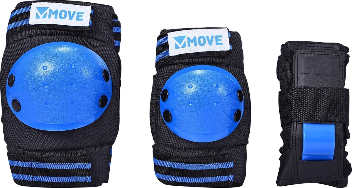 Move Skate Bescherming 3-delig Basic Blauw One-size