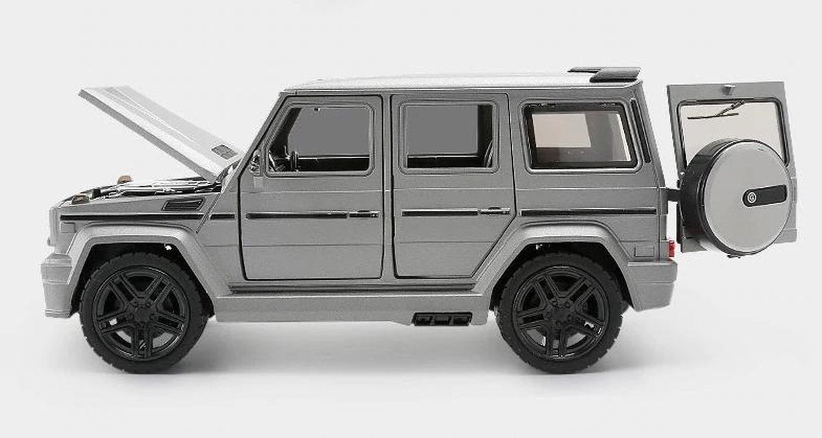Mercedes G Klasse BRABUS Model - Mercedes G65 AMG Speelgoed Model - Schaal 1:24 - Mat Grijs