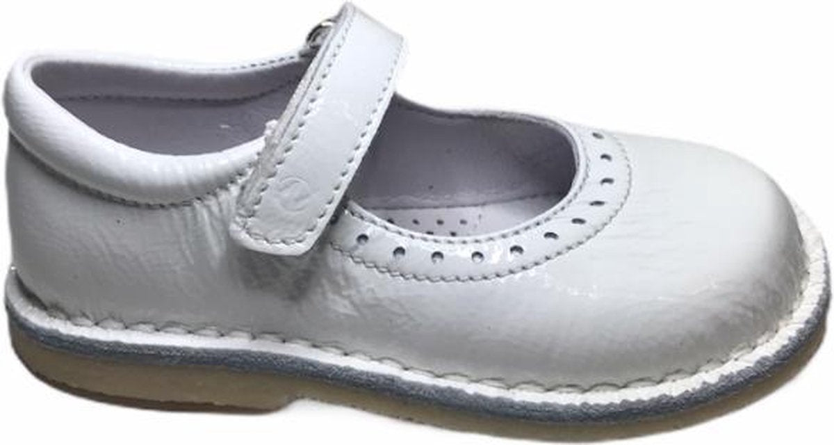 Naturino velcro ballerina 4875 lak gebroken wit mt 21