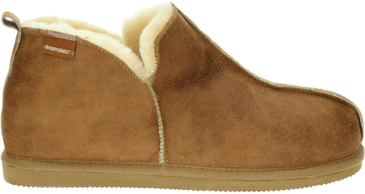Shepherd Anton Heren Pantoffels - Cognac - Maat 41