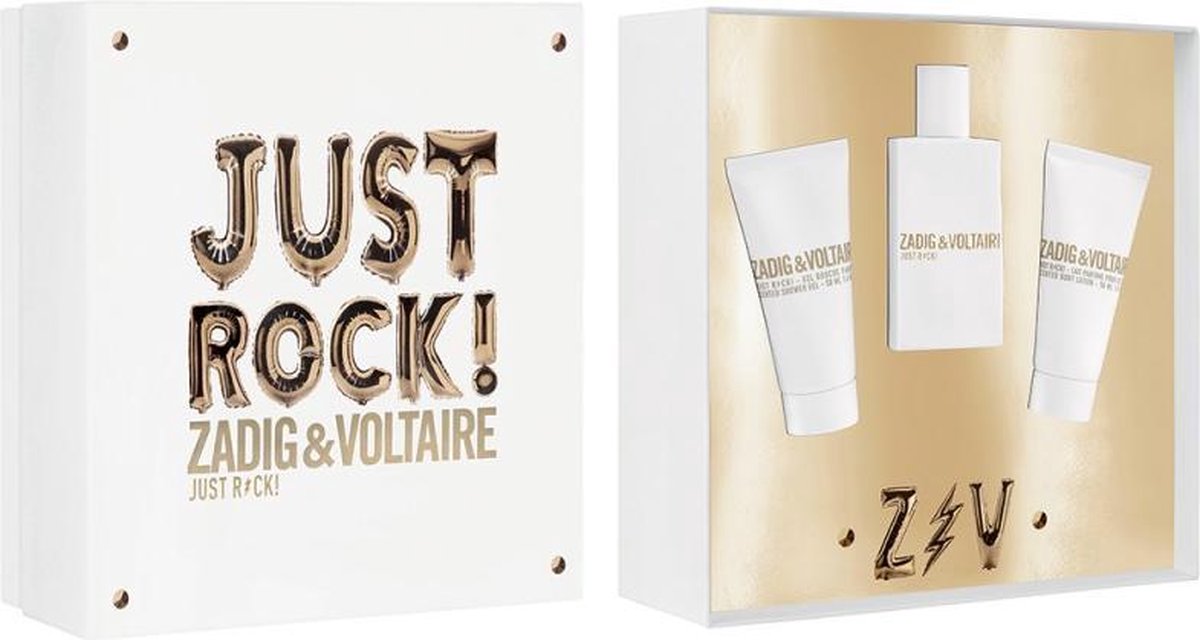 Zadig & Voltaire Just Rock pour Elle 50 ml + sg 50 ml + bl 50 ml geschenkset