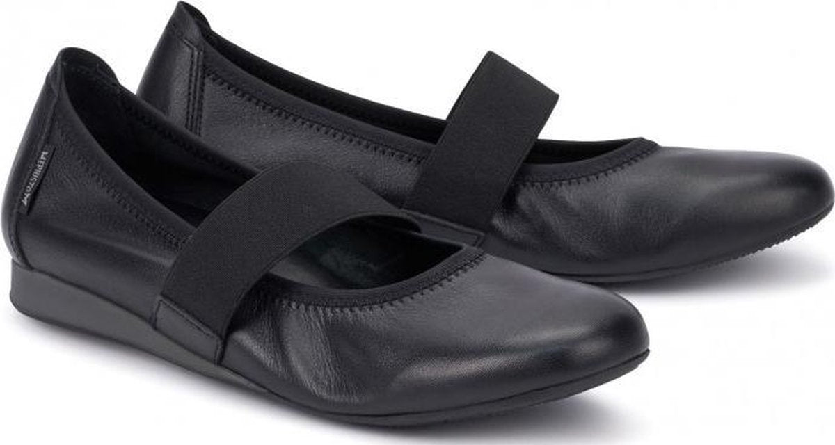 Mephisto BILLIE Dames Ballerina - Zwart - Maat 36