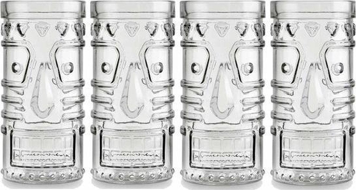 4x Cocktailglazen/Mojito 490 ml Maitai serie - 49 cl - Cocktail glazen - Cocktails drinken - Cocktailglazen van glas