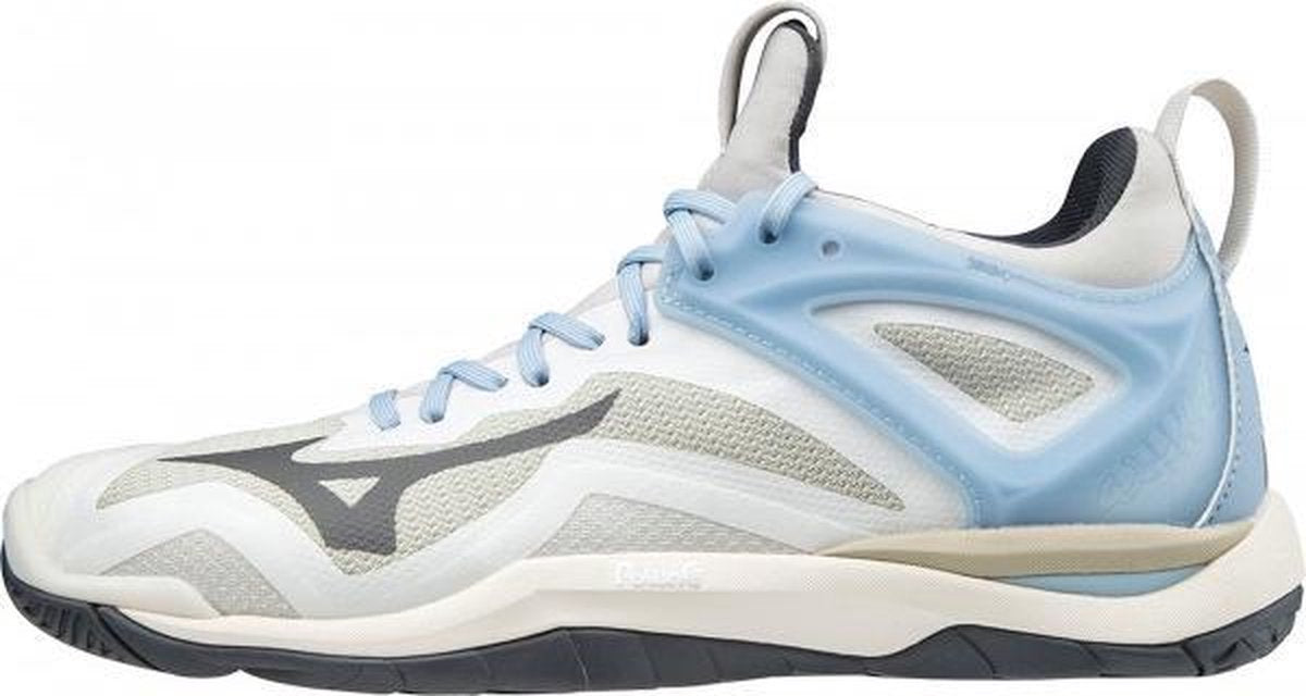 Mizuno Wave Mirage 3 Dames - wit/lichtblauw - maat 38