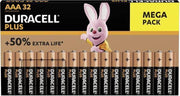 AAA batterij (potlood) Duracell Plus Power Alkaline 1.5 V 32 stuk(s)