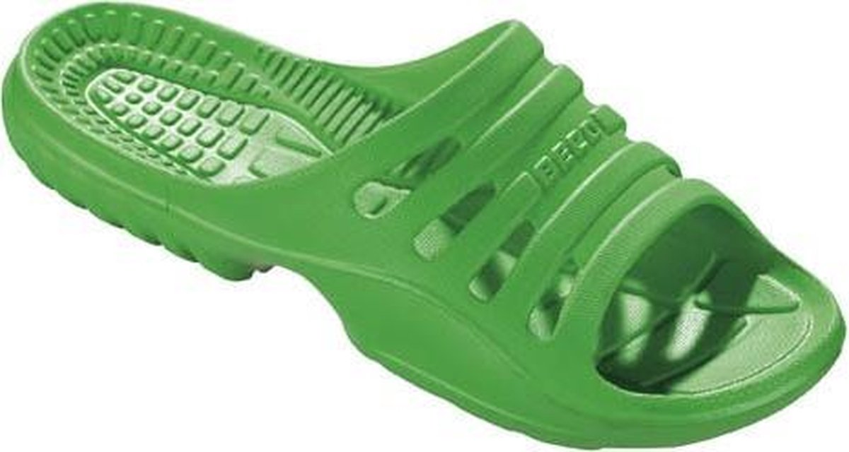 Beach slippers 90652 88 38 neon green
