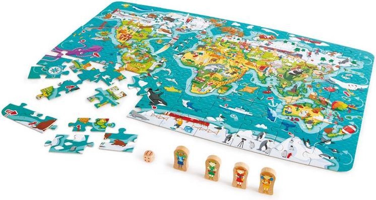 2-in-1 World Tour Puzzle and Game