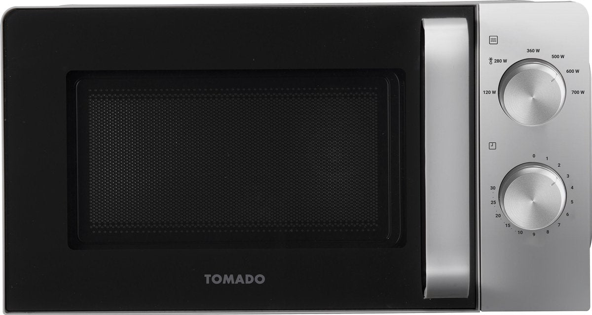 Tomado TMS2001S - Solo magnetron - 20 liter inhoud - Timer tot 30 min - Zilver