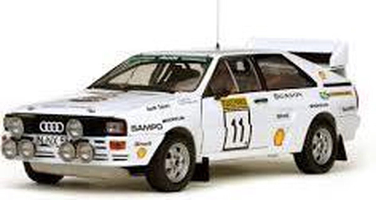 Audi Quattro Nr# 11 Lampi / Kuukkala 1000 Lakes 1983 Rally Sun Star 1/18