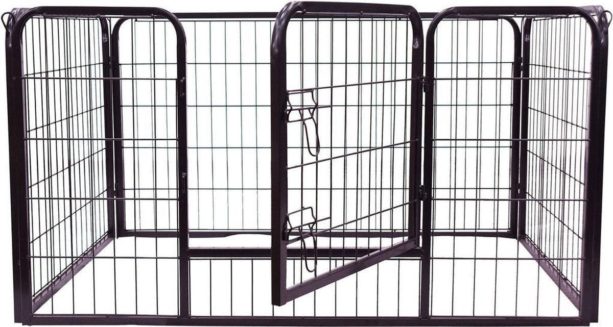 Hondenren - Puppyren - Hondenkennel - Honden - Staal - 125x80x70cm