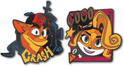 Crash Bandicoot - Pin Kings 1.1 Set of 2 (Crash & Coco)
