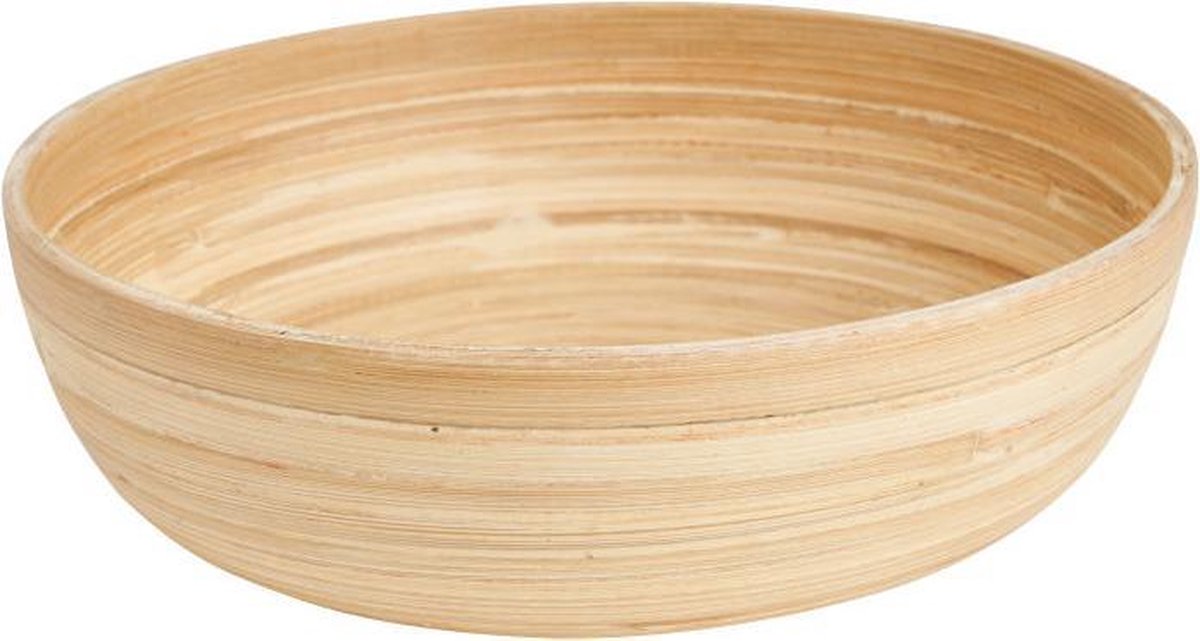 Bamboe Salade Schaal Kom Servies SALADESCHAAL BAMBOE - ⌀25 CM
