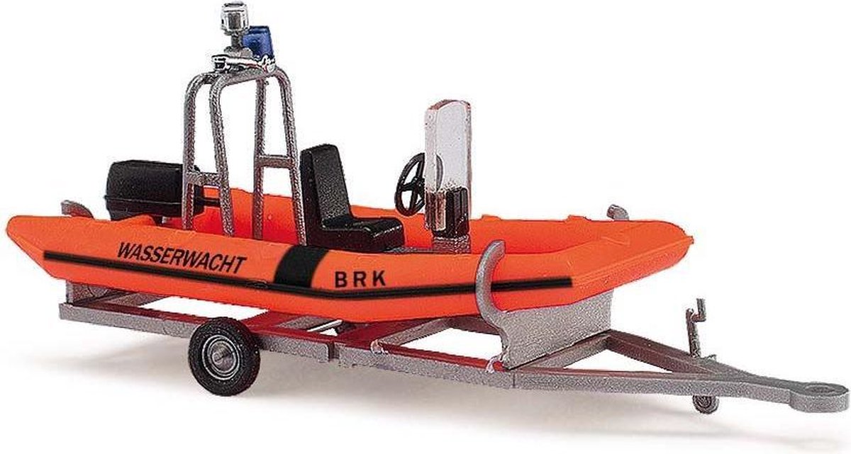 Busch - Anhänger M.motorboot (3/19) * (Ba59957) - modelbouwsets