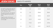 EzyDog Quick Fit Hondenharnas / tuig - XL - Roze